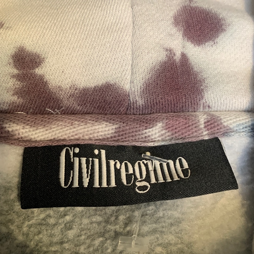 Civil Regime Tie-Dye Hoodie for Men - Picture 8 of 14